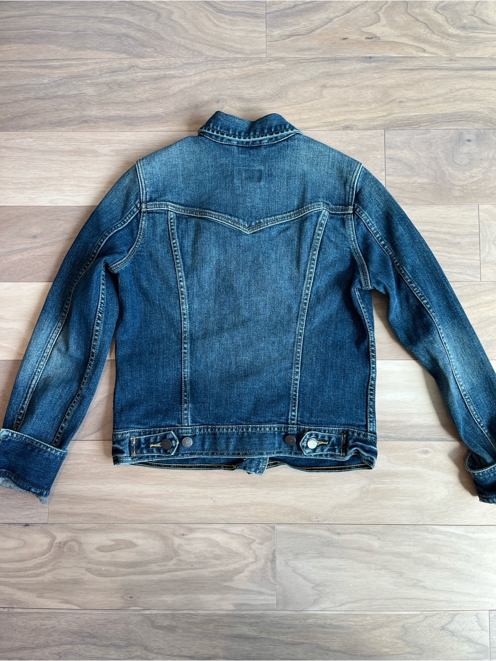 Y2K Abercrombie Classic Denim Trucker Jacket Size M - Picture 2 of 9
